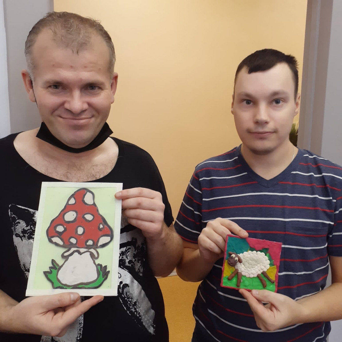 очередное занятие в гончарной мастерской города Северодвинска