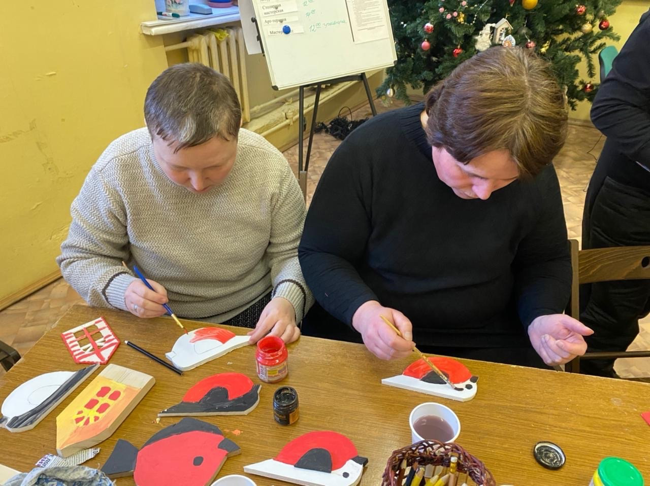Новогодние занятия в столярной мастерской в Архангельске