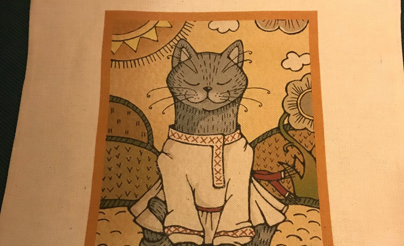 Сказочные истории к особенным сумкам. Живет на Чумбаровке котейка