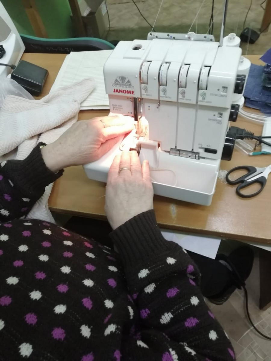 "Швейная мастерская"- особое рабочее место для особых Взрослых людей продолжает свою работу