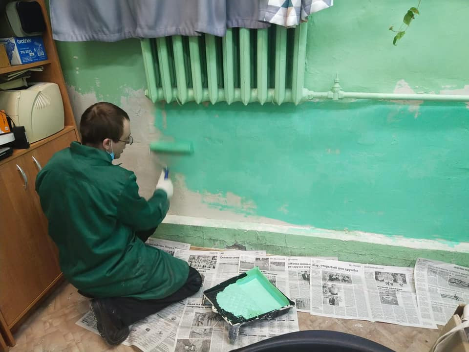 Косметический ремонт мастерской